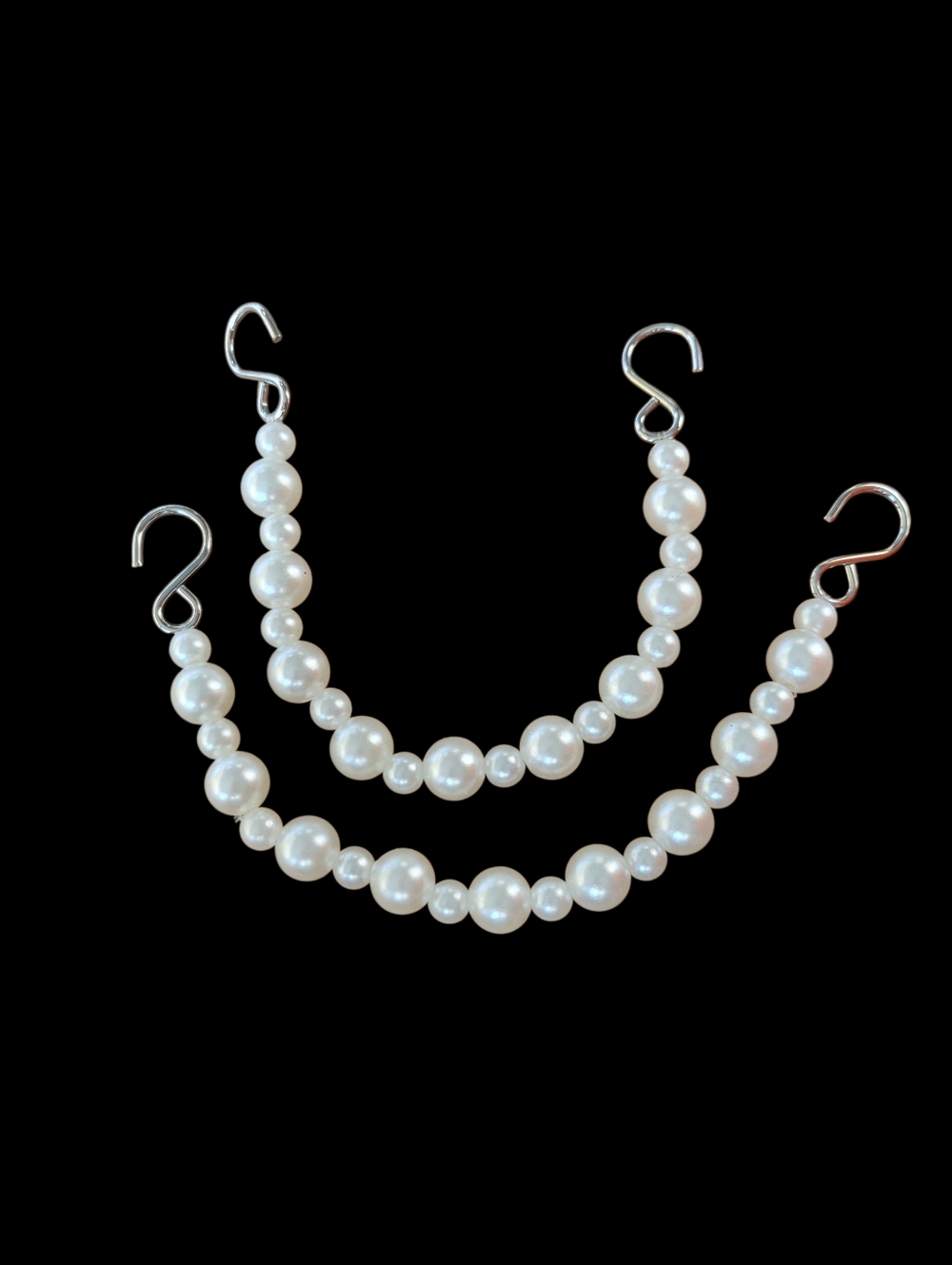 2 Pearl Shoe Chains